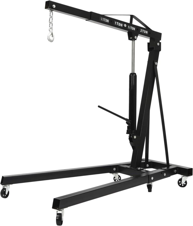 TBVECHI Engine Hoist, 2T/4409lbs Folding Engine Hoist Crane Hoist Lift ...